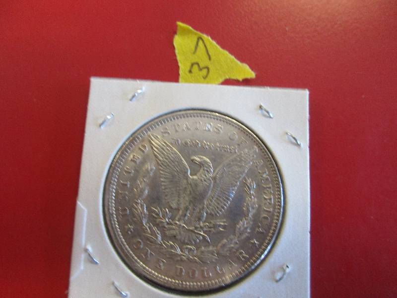 37. 1896 P Morgan Silver Dollar