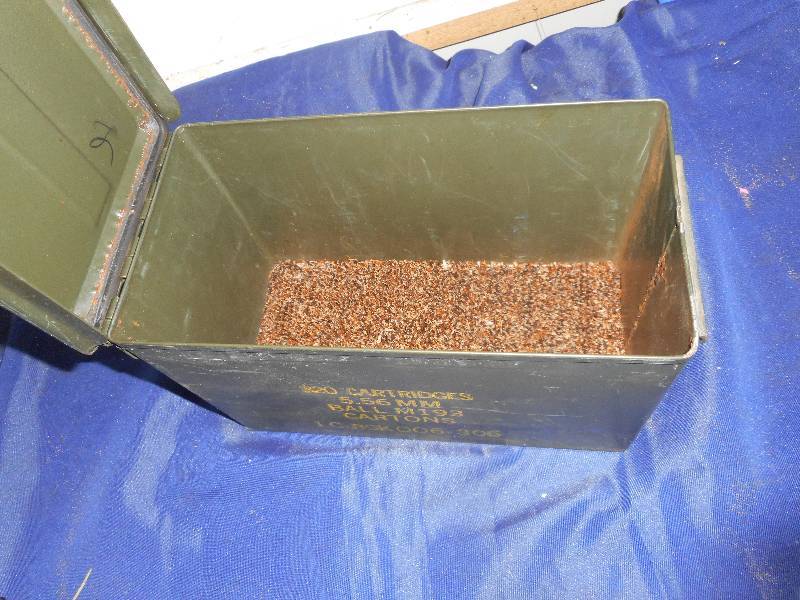 VINTAGE METAL AMMO BOX