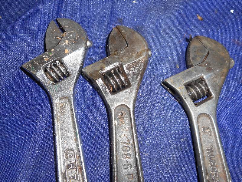 3    6 inch cresent wrenches