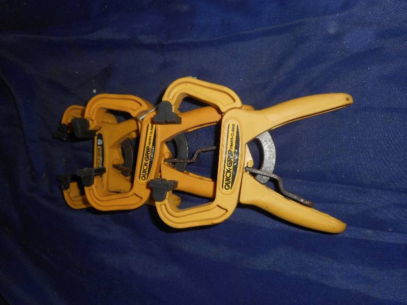 set of 3 three quick grip clamps