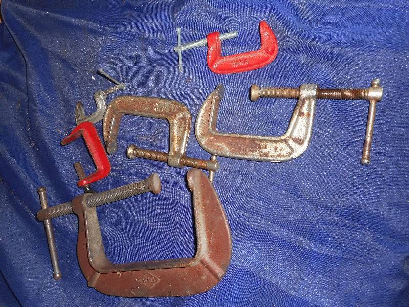 6 misc clamps