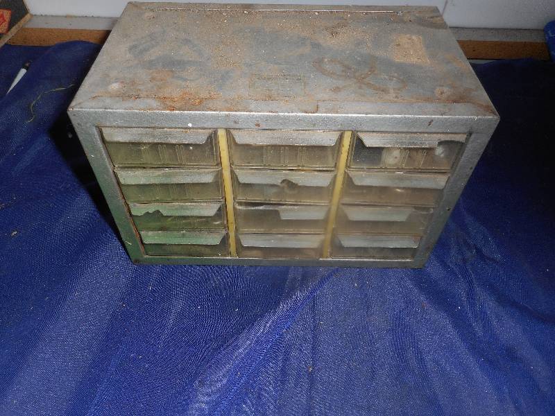small 8 drawer parts bin