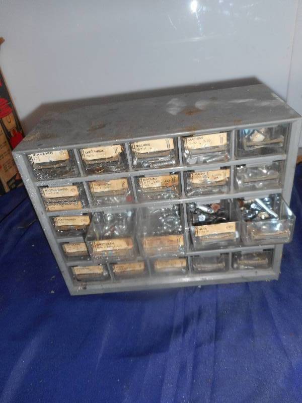 25 drawer parts bin