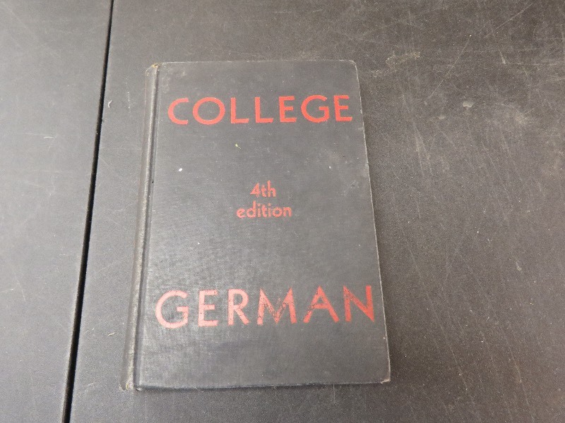 lot 20 image: German-English College book