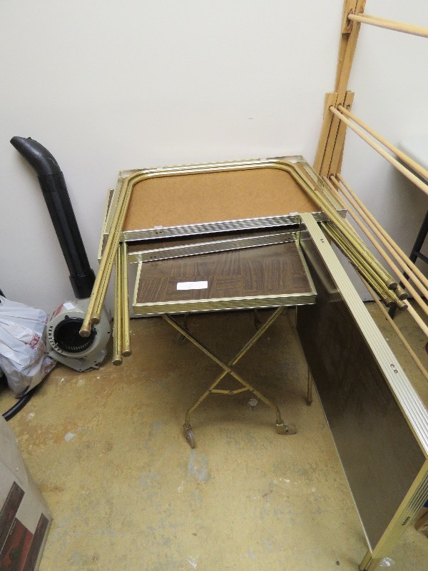 lot 38 image: Vintage table trays