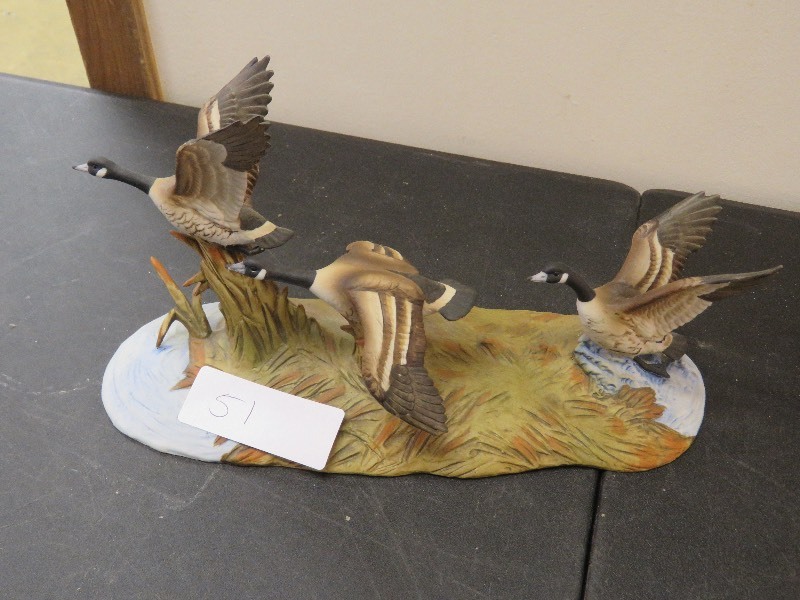 lot 51 image: Flying Canadian Geese