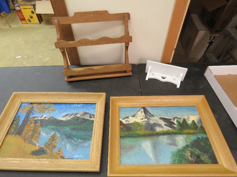 lot 70 image: Oil Paintings