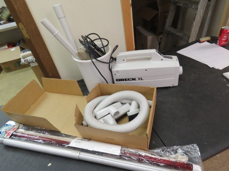 lot 163 image: Oreck Vacuum and accessories