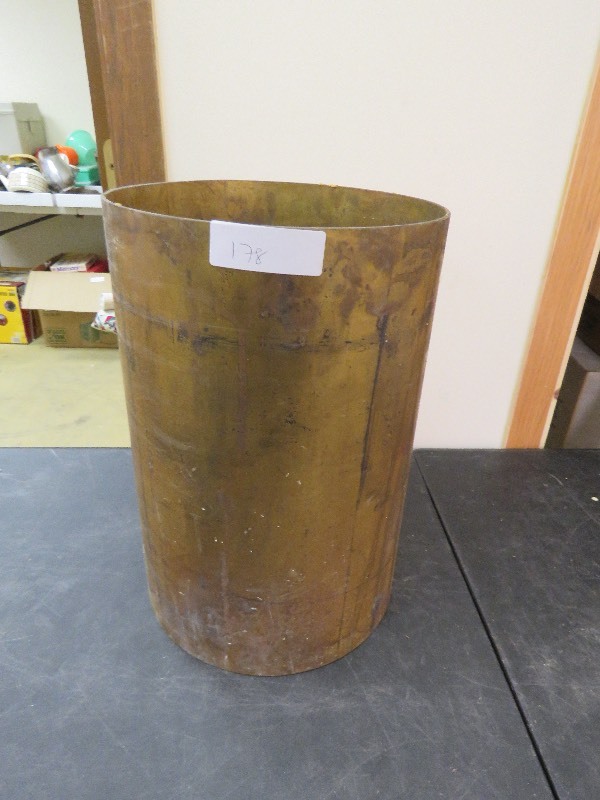 lot 178 image: Brass Cylindar