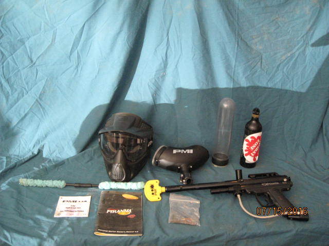 lot 3 image: PMI Piranha G3P Paintball Mega Pack