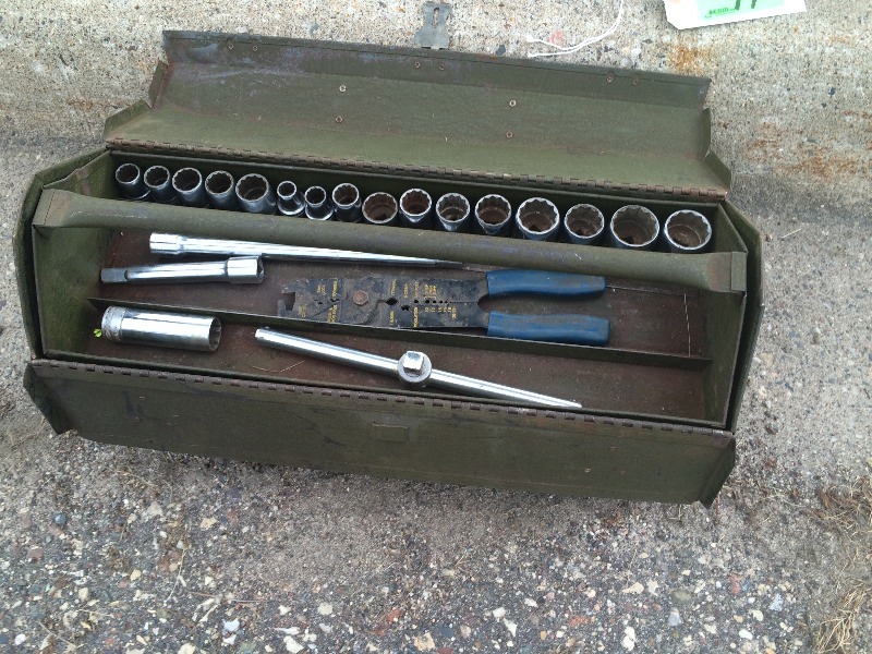 lot 17 image: S & K socket set  other wenches & tools box