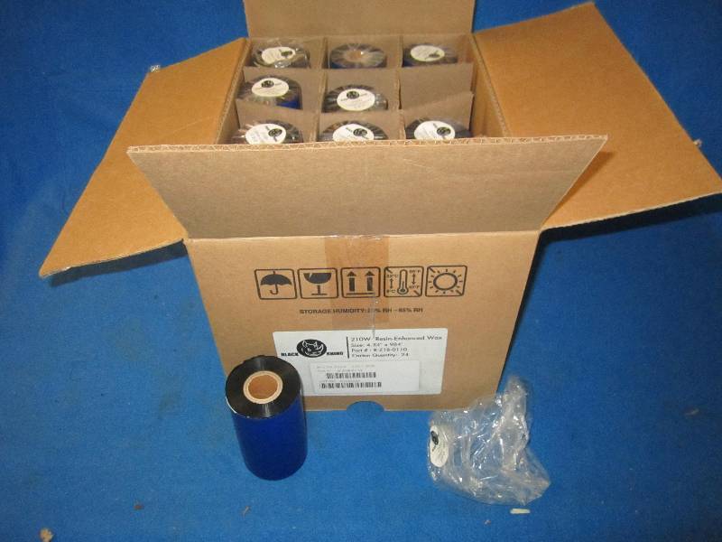lot 36 image: Case of 210W resin enhanced wax rol...