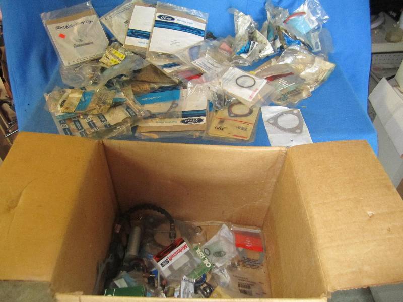 lot 43 image: Large lot of mainly Ford auto parts...