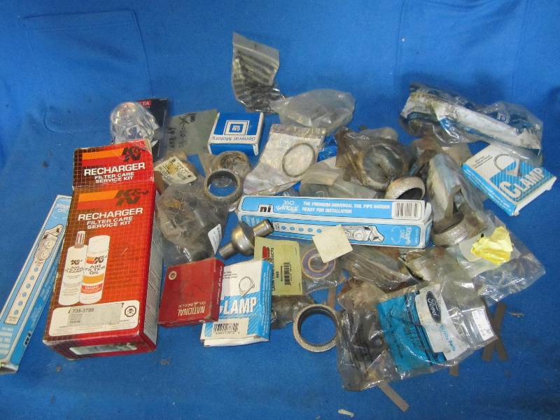lot 45 image: Lot of bearings, clamps and more...