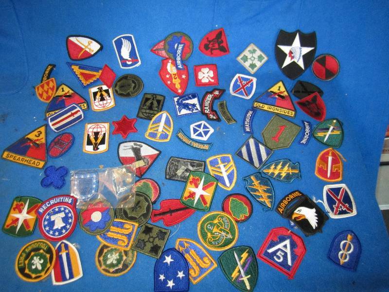 lot 69 image: Lot of patches and badges...