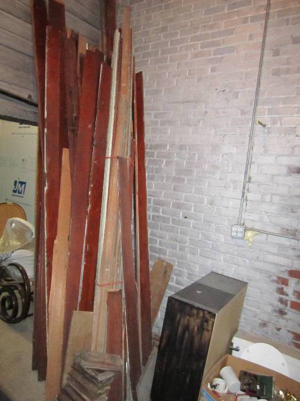 lot 78 image: Large lot of reclaimed wood, mainly...