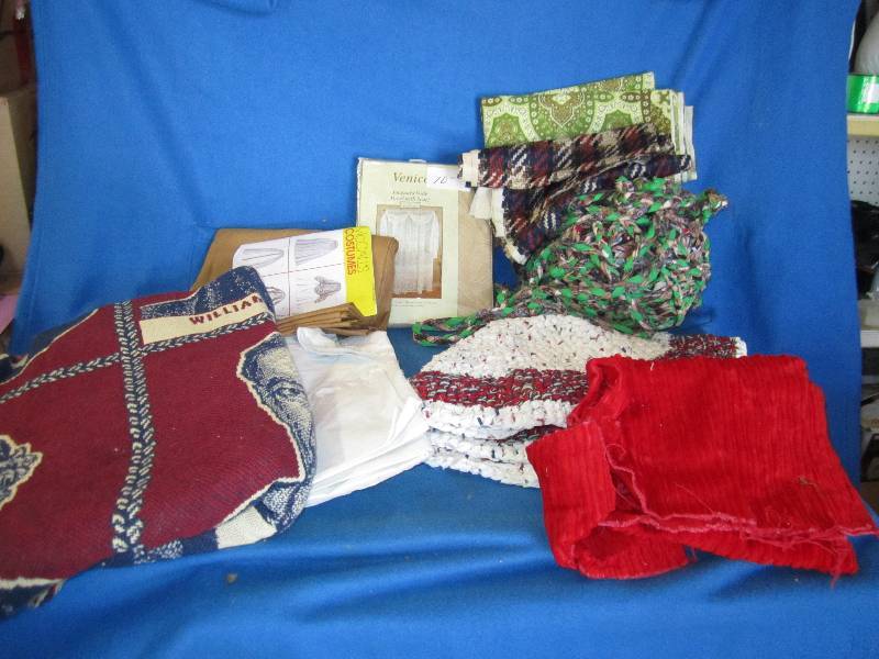 lot 112 image: Bin of material ...