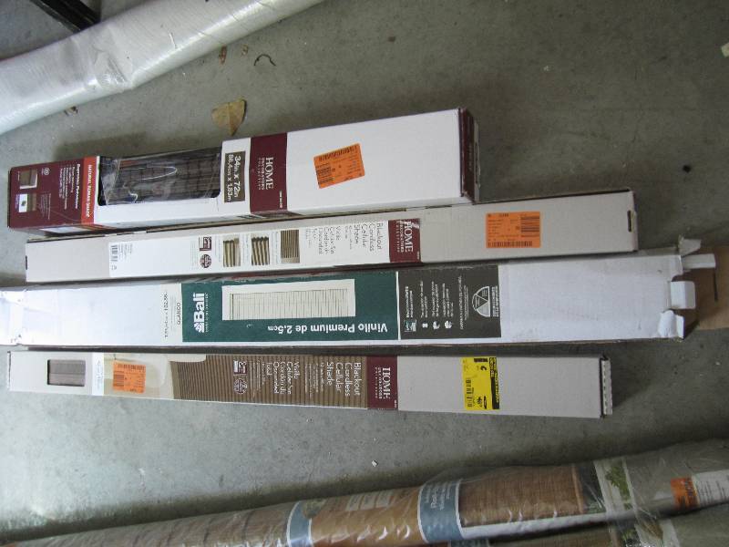 lot 114 image: 4 blinds new...