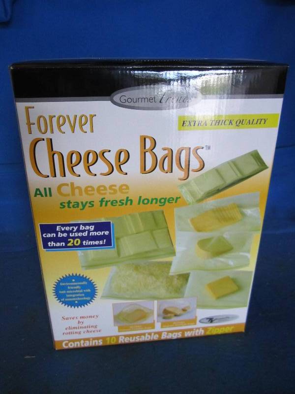 lot 156 image: Cheese bags keep your cheese fresh ...