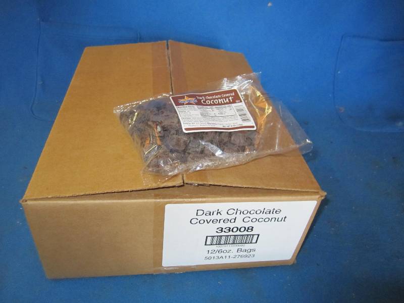 lot 157 image: box of 11 dark chocolate covered co...