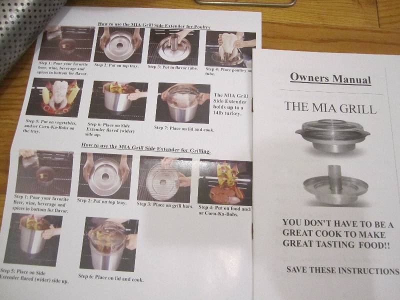 lot 400 image: Mia Grill new in box, Designed to t...