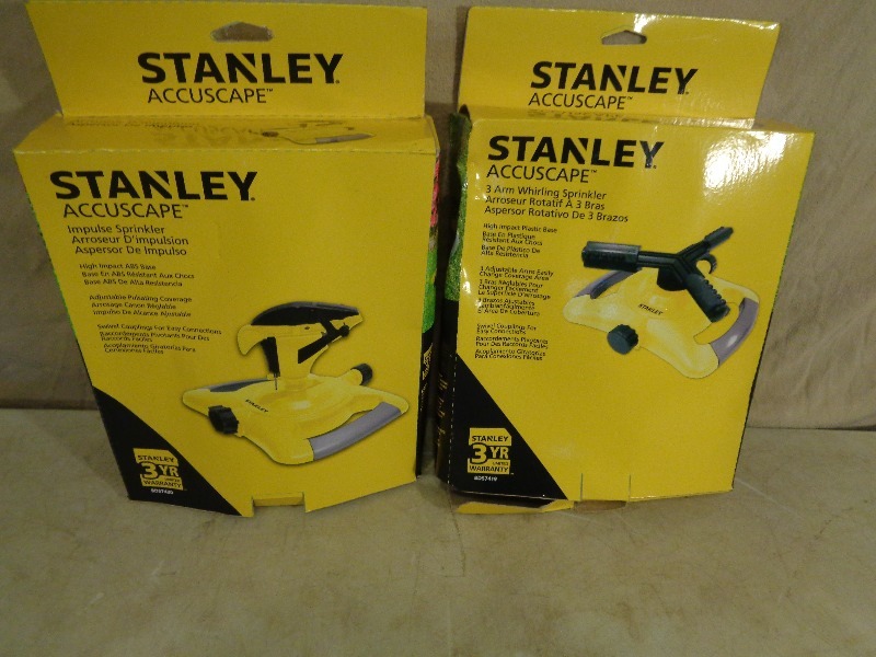 lot 105 image: 2 New Stanley Sprinklers