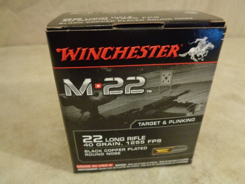lot 2 image: Winchester 500 Rounds 22 LR Long Rifle Ammo