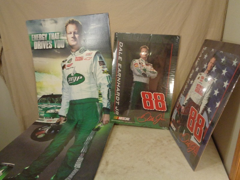 lot 43 image: Dale Earnhardt JR Cardboard Cut Outs