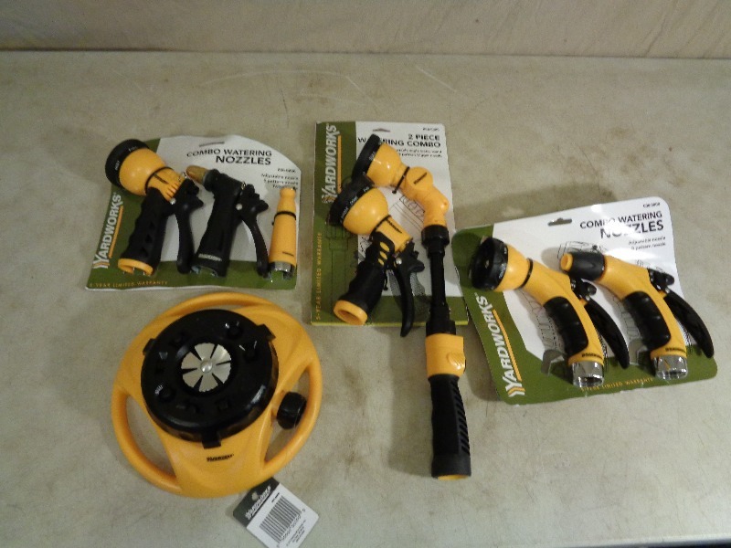 lot 54 image: New Yardworks Watering Nozzles and Sprinkler