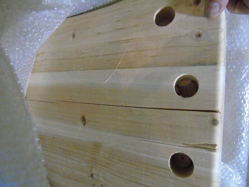 lot 44 image: Log Bar Stool