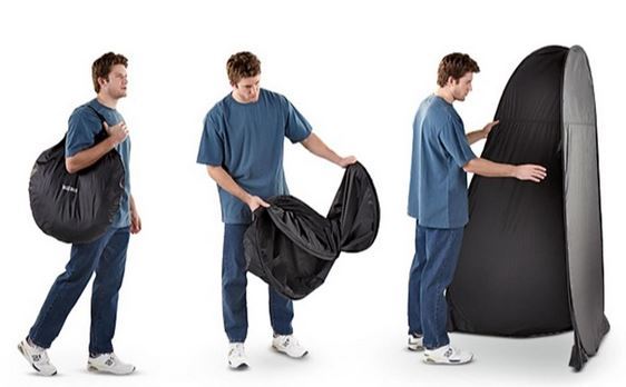 lot 99 image: Guide Gear Pop-up Privacy Shelter - Black Color