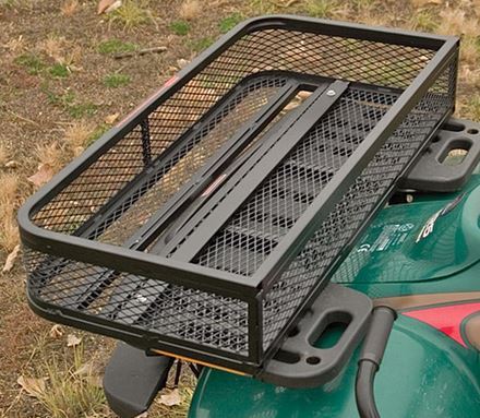 lot 165 image: Universal ATV Front  Rear Cargo Basket Set, 2 Piece