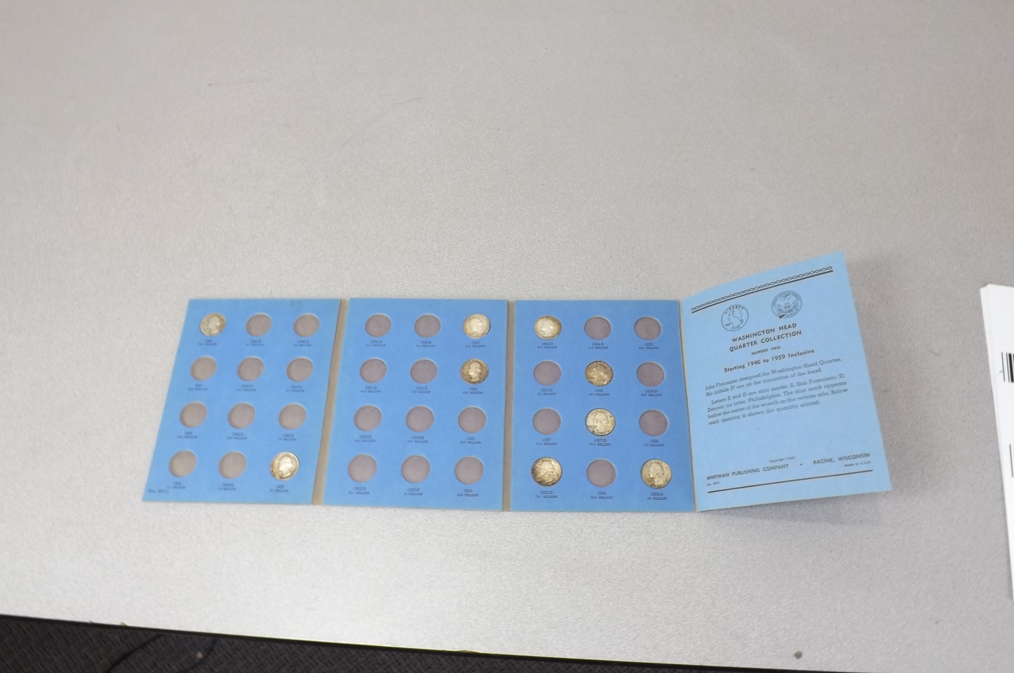 Vintage Pre 1964 Silver Washington Quarter Collection