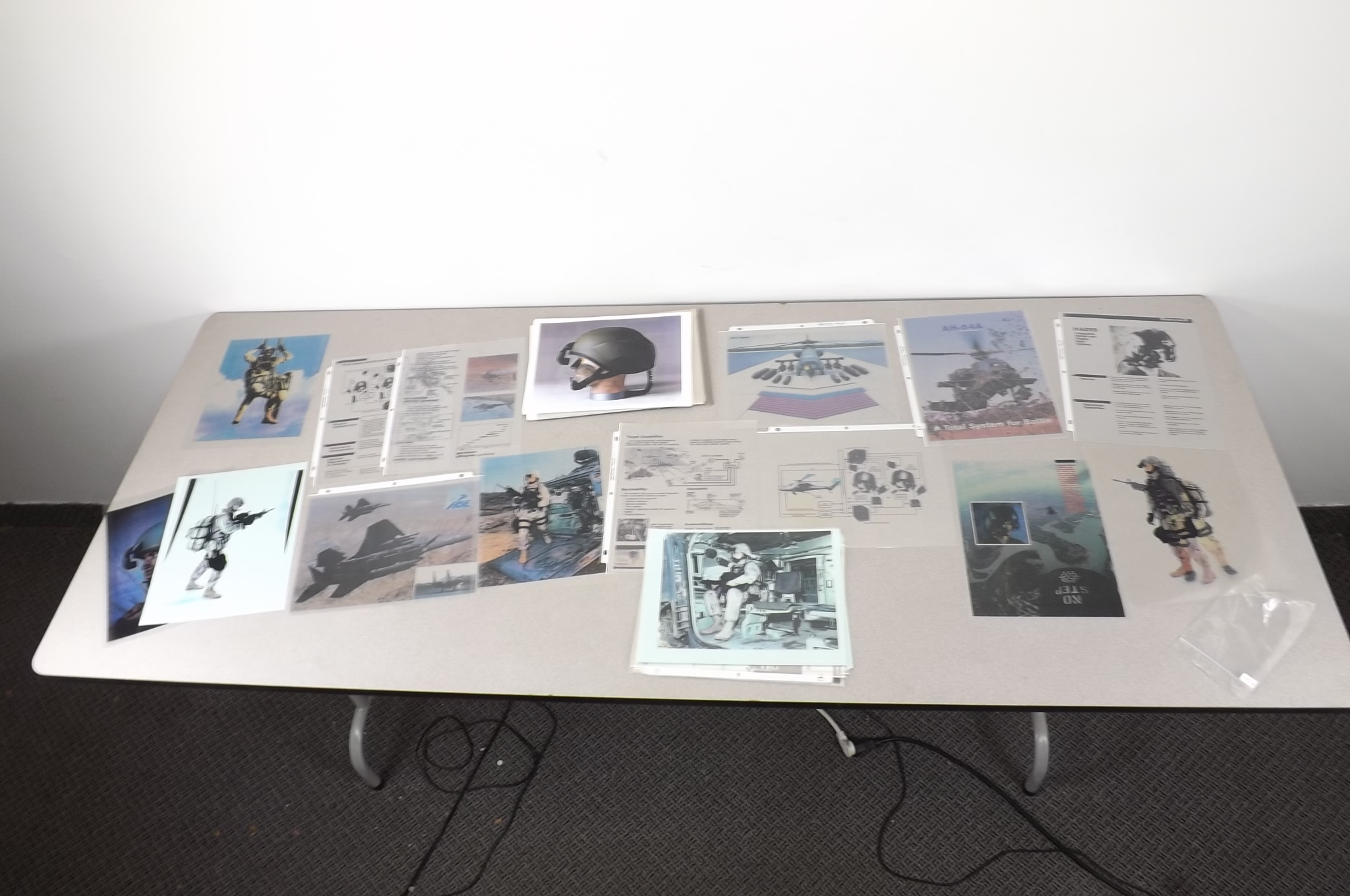 Large Lot of Military Overhead Transparencies
