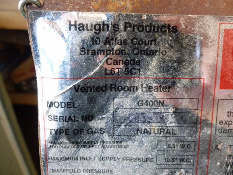 Natural Gas Fireplace | Manannah #225 Butter Churn, Chainsaws, Flat Screen  T.V, Vintage | K-BID
