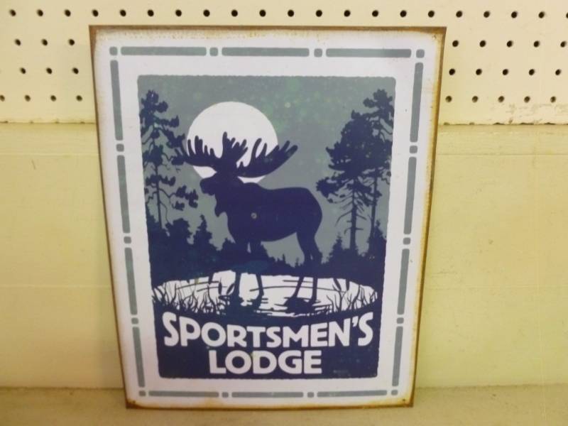 lot 176 image: Metal Sign