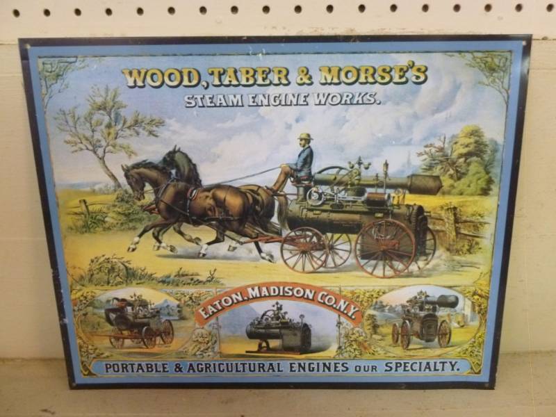 lot 177 image: Metal Sign