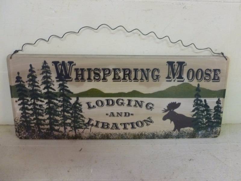 lot 194 image: Wooden Sign