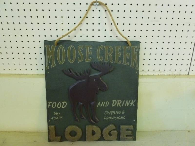 lot 196 image: Wooden Sign