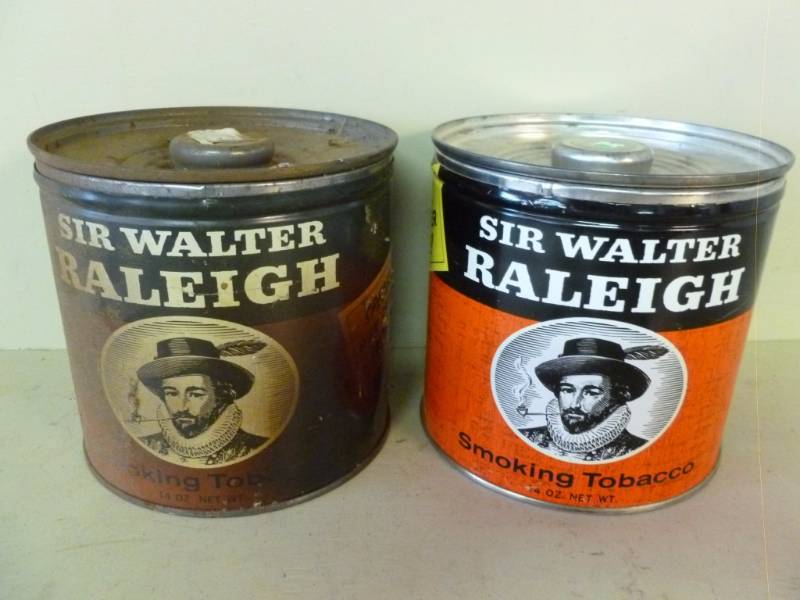 lot 235 image: Vintage Tobacco Cans