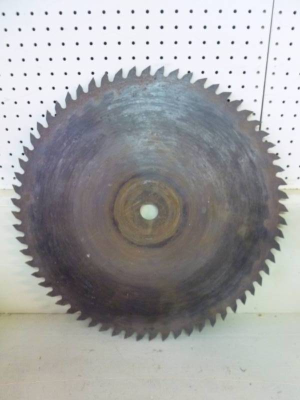 lot 250 image: Vintage Buzz Saw Blade