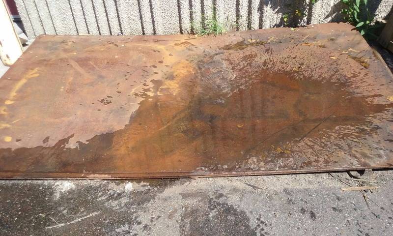NEW SHEETS 5X8 FT OF STEEL PLATE 4 X SHEETS 36