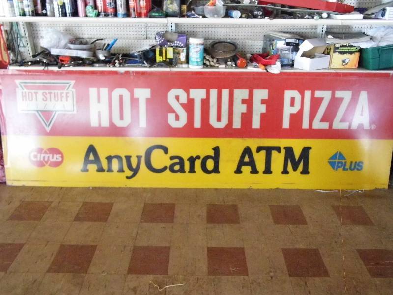 lot 71 image: Hot Stuff Pizza Sign