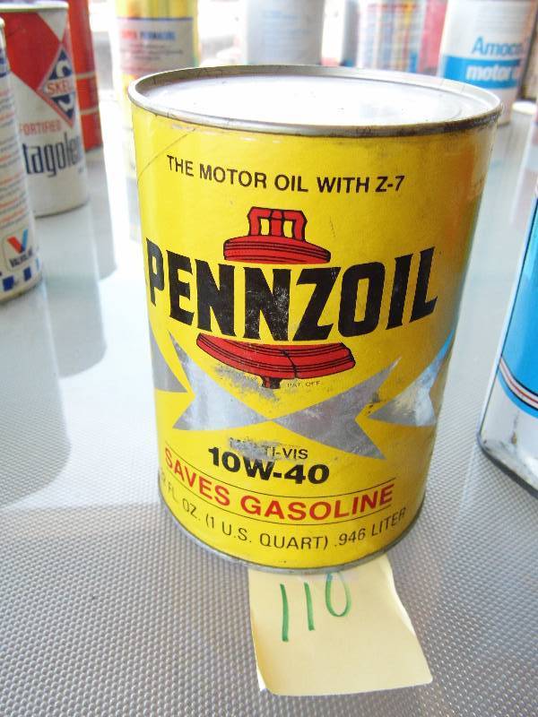 lot 110 image: Penzoil Oil Can
