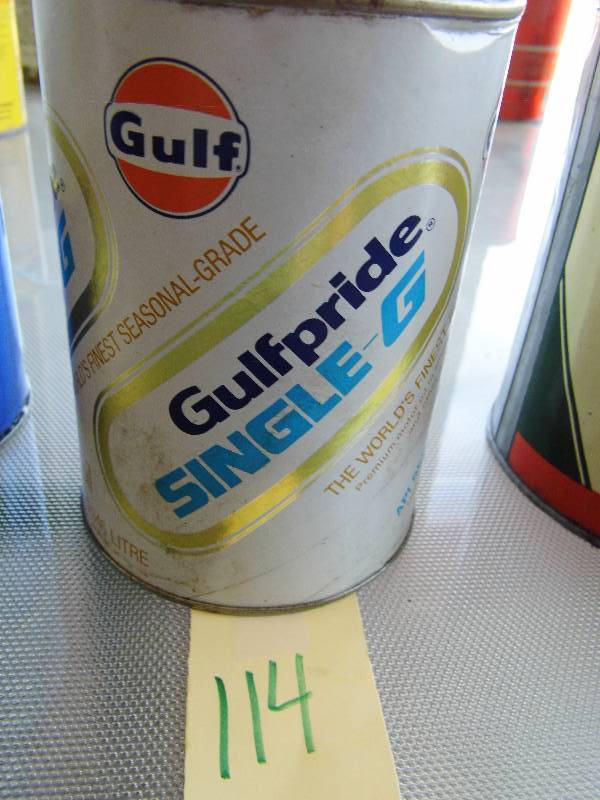 lot 114 image: Gulf Pride Oil Can