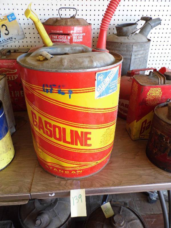 lot 139 image: Gas Cans