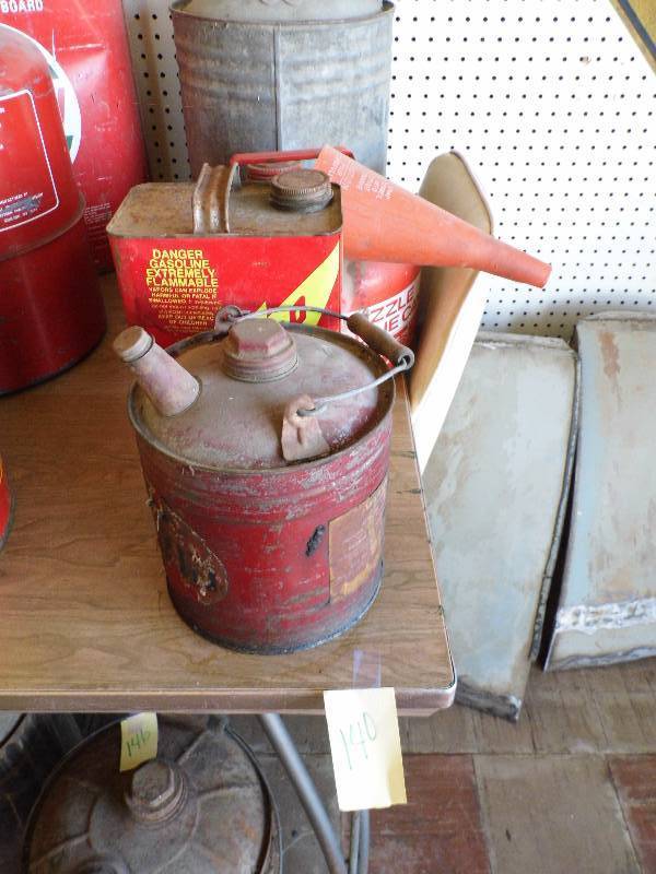 lot 140 image: Gas Cans