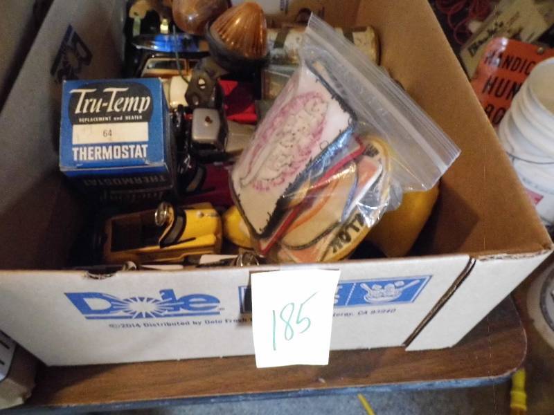 lot 185 image: Cans - Cars - Patches