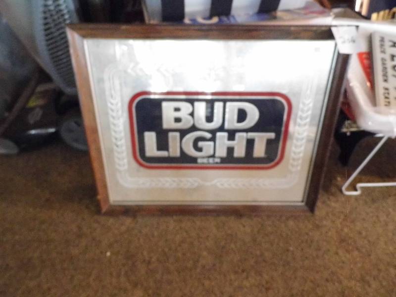 lot 206 image: Bud Light Mirror