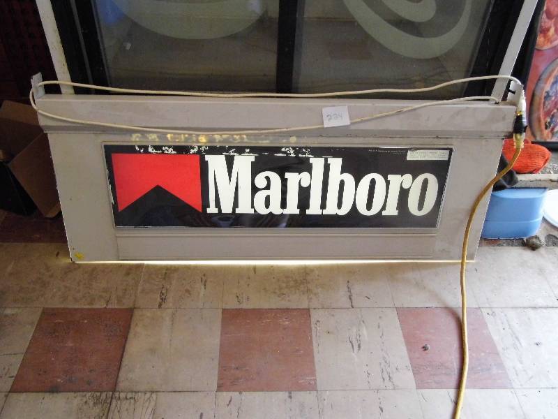 lot 224 image: Marlboro Hanging Sign